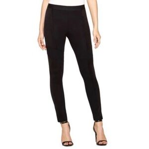 BCBGMaxAzria Black Suede Leggings